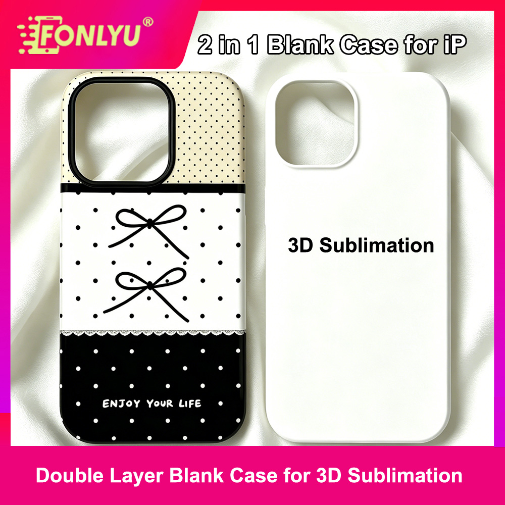 Phone Case Blank Print - FONLYU 2 w 1 3D Sublimacyjna