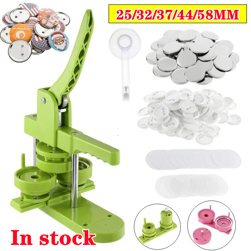 Button Badge Blank - Maszyna do robienia przypinek DIY 25/32/37/44MM