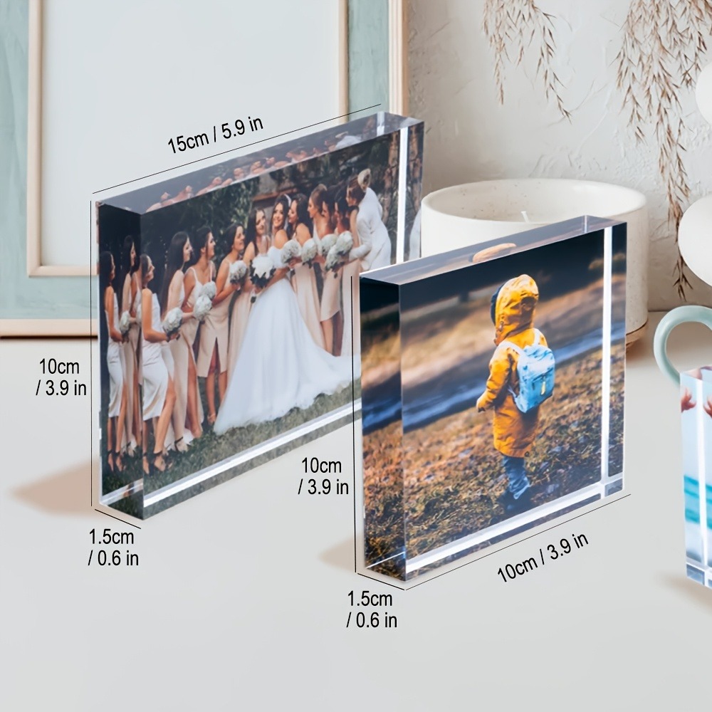 Photo Acrylic Block - Spersonalizowany akrylowy blok fotograficzny 3D -