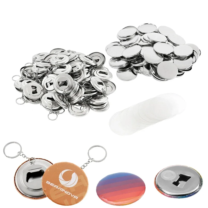 Button Badge Blank - 50 szt. DIY materiał do otwierania