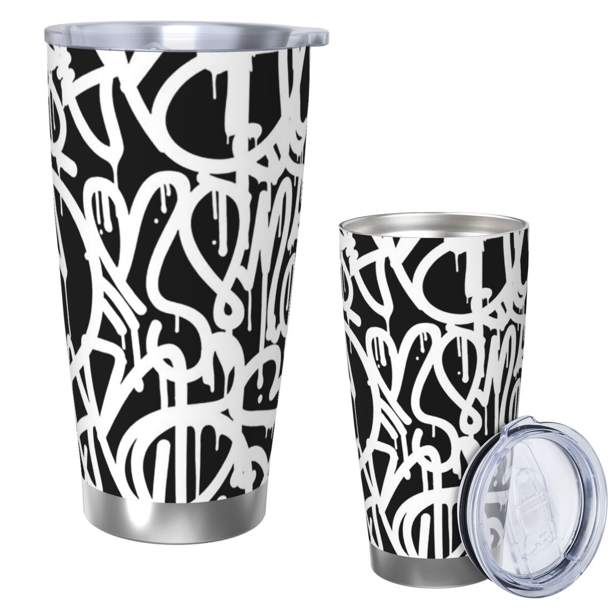 Tumbler 20Oz White - Kubek Termiczny ze Stali Nierdzewnej z