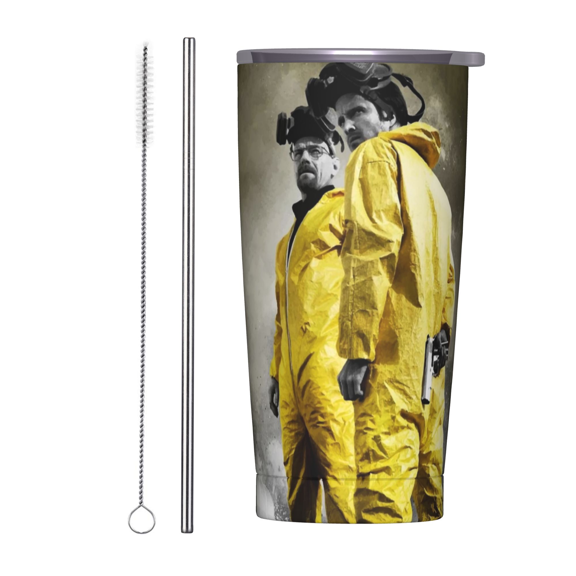Tumbler 20Oz White - Kubek termiczny Breaking Bad, izolowany próżniowo,