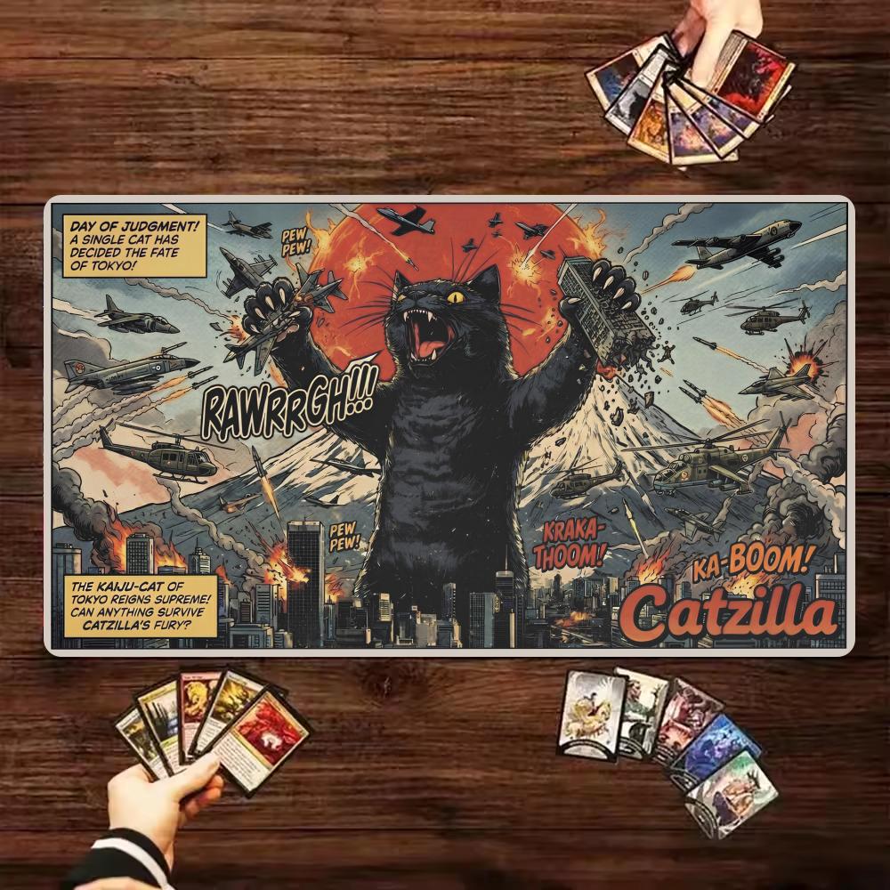Retro Komiks Czarny Kot Mata d – Door Mat Blank recenzja i cena