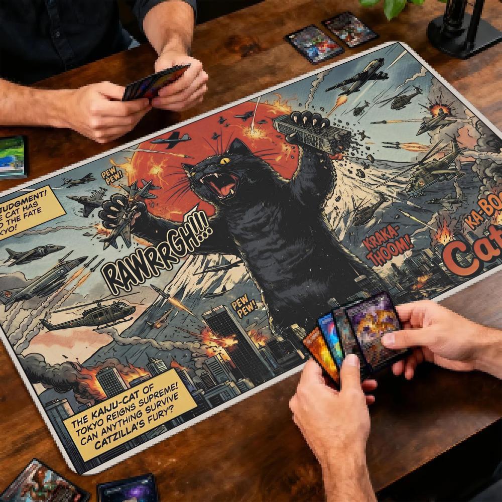 Retro Komiks Czarny Kot Mata d – Door Mat Blank recenzja i cena