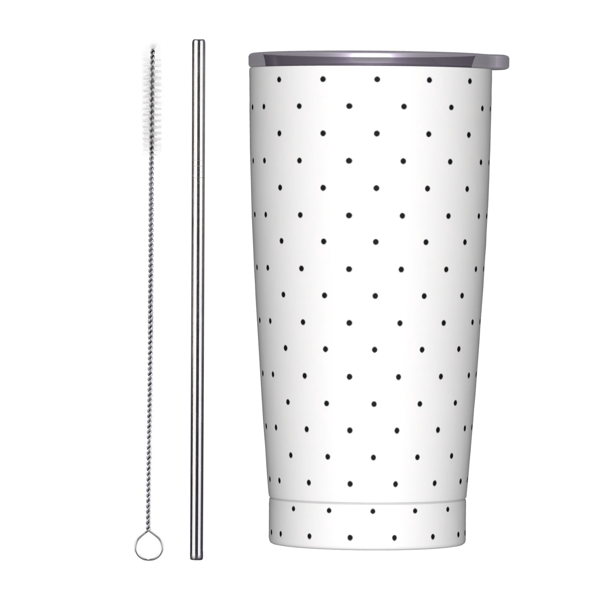 Czarno-biały kubek termiczny z – Tumbler 20Oz White recenzja i cena