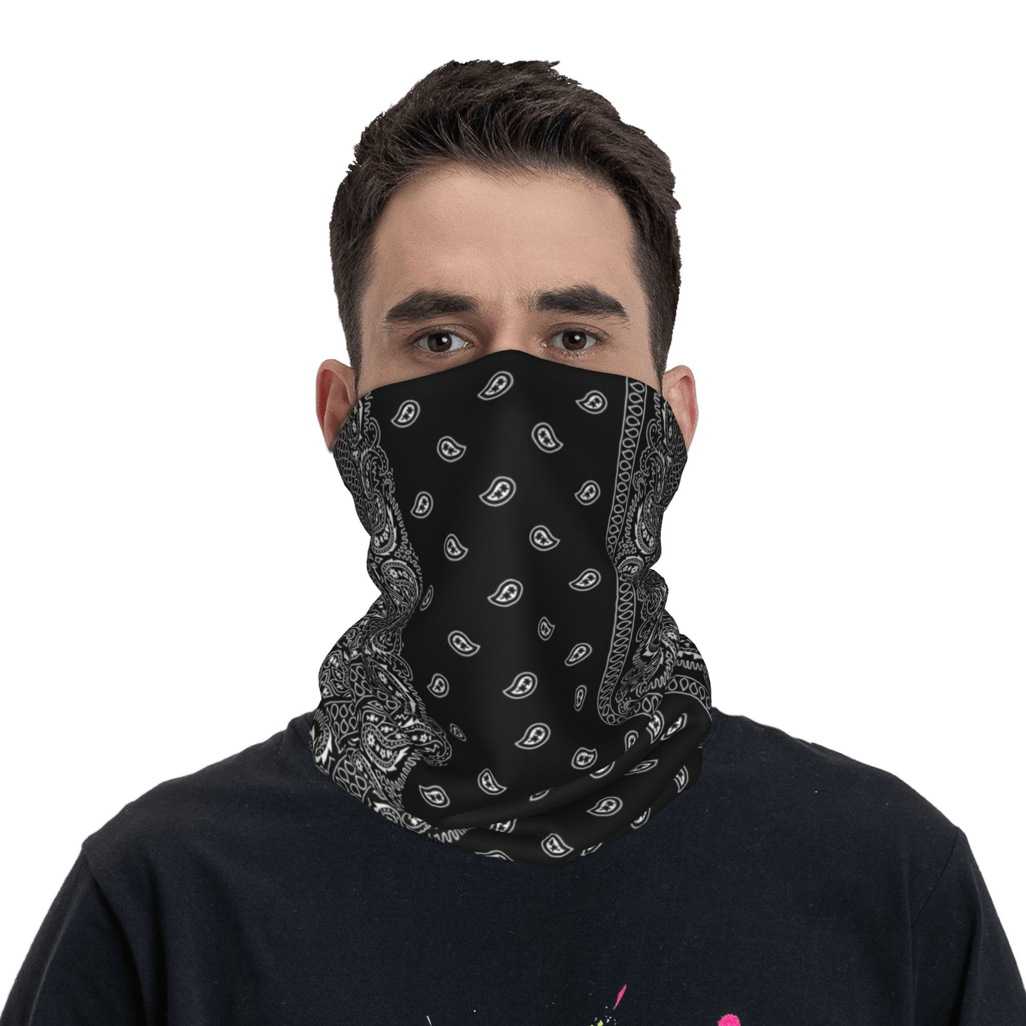 Czarno-biała bandana w stylu p – Bandana Blank White recenzja i cena