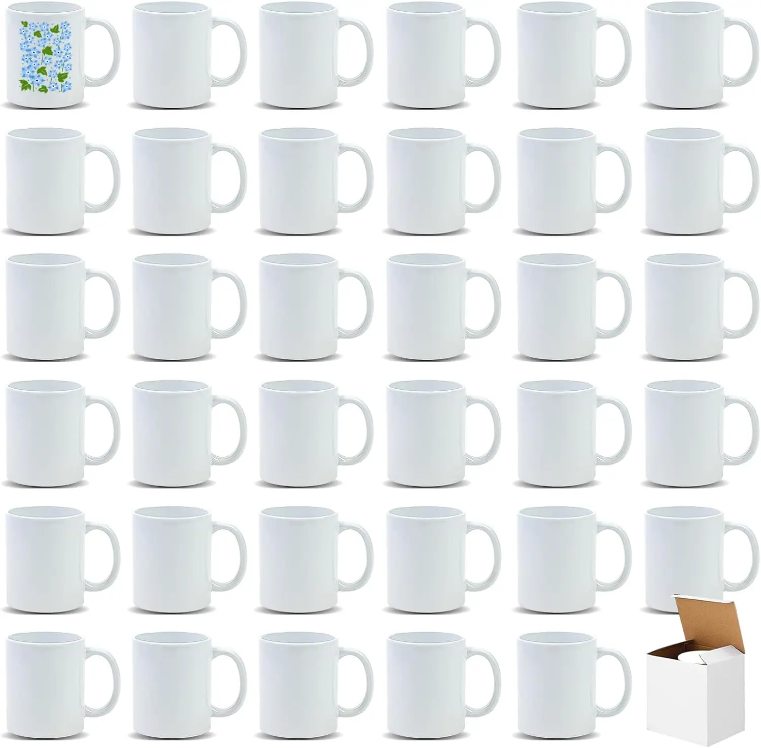 Kubki do sublimacji 11 oz, pół – Sublimation Mug White recenzja i cena