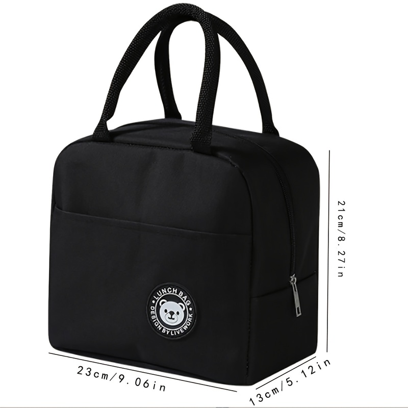 Czarna izolowana torba na lunc – Tote Bag Sublimation recenzja i cena