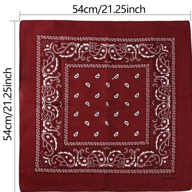 Hip Hop Kowbojski Szal Paisley – Bandana Blank White recenzja i cena