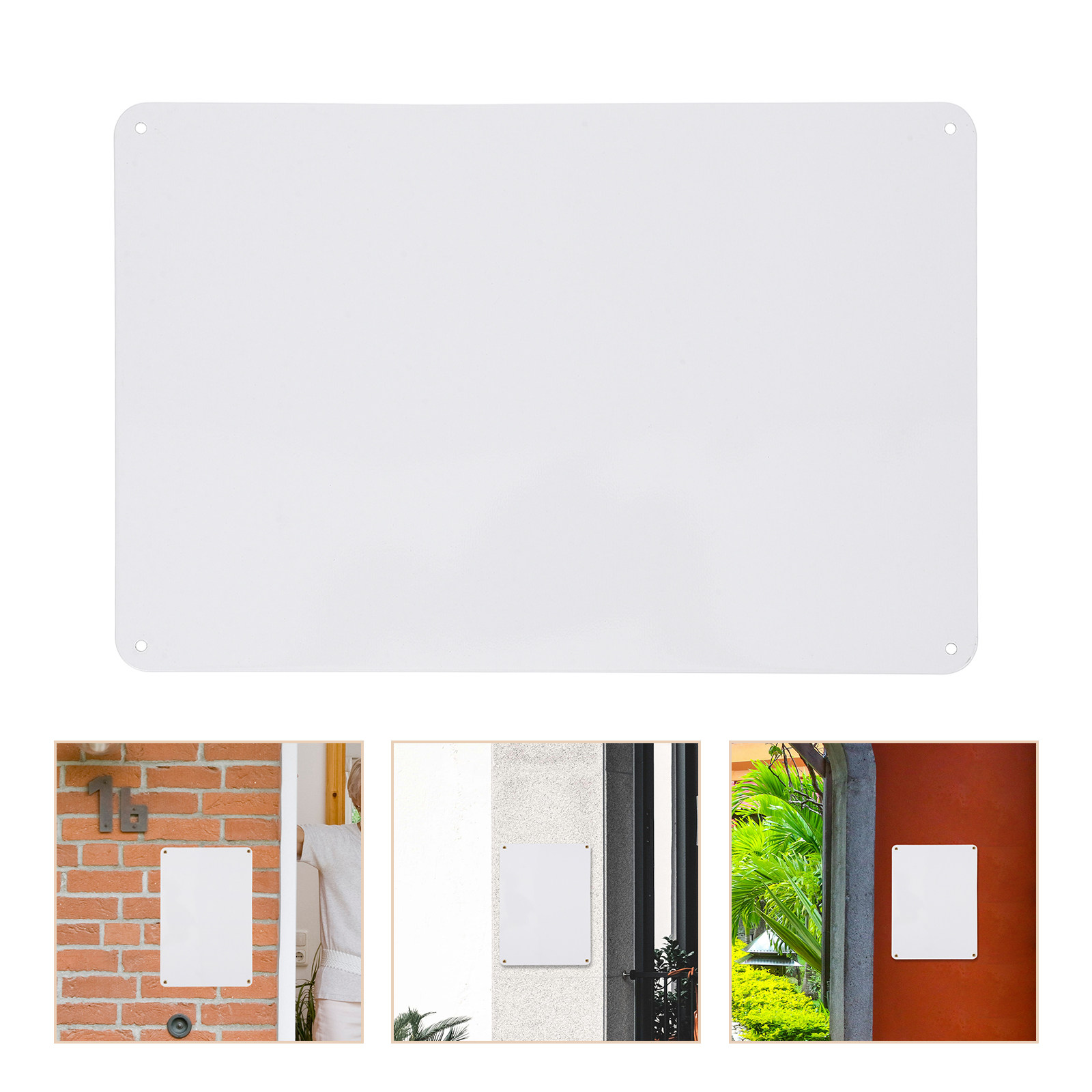 2 szt. Puste metalowe tabliczk – Yard Sign Blank recenzja i cena