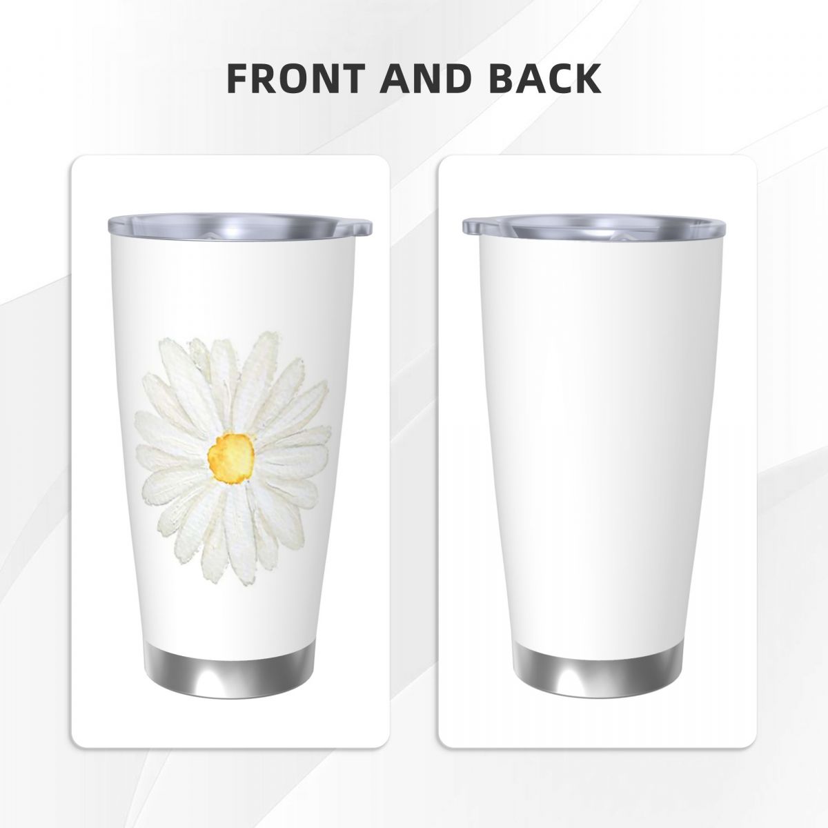 Ręcznie Malowany Kubek Termicz – Tumbler 20Oz White recenzja i cena