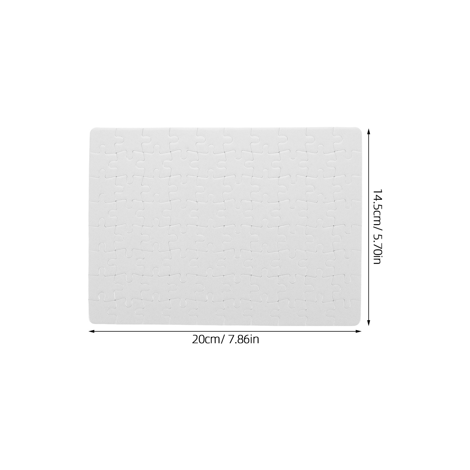 4 Arkusze Białe Puste Puzzle d – Puzzle Blank White recenzja i cena
