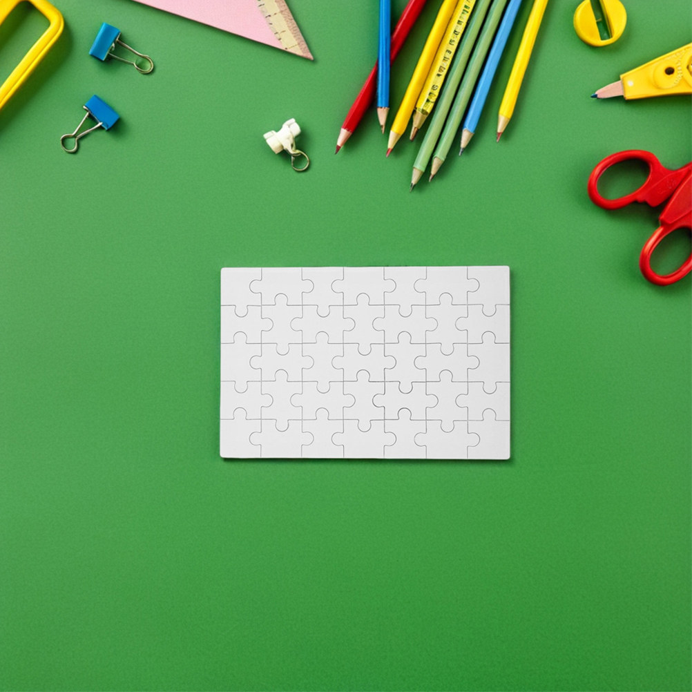12 sztuk pustych puzzli do sub – Puzzle Blank White recenzja i cena