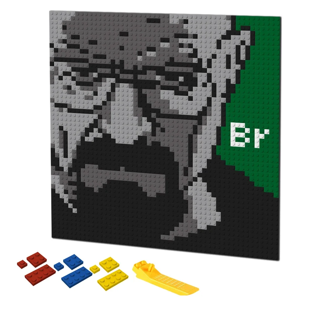 Retro Pixel Art klocki mozaika – Puzzle Blank White recenzja i cena