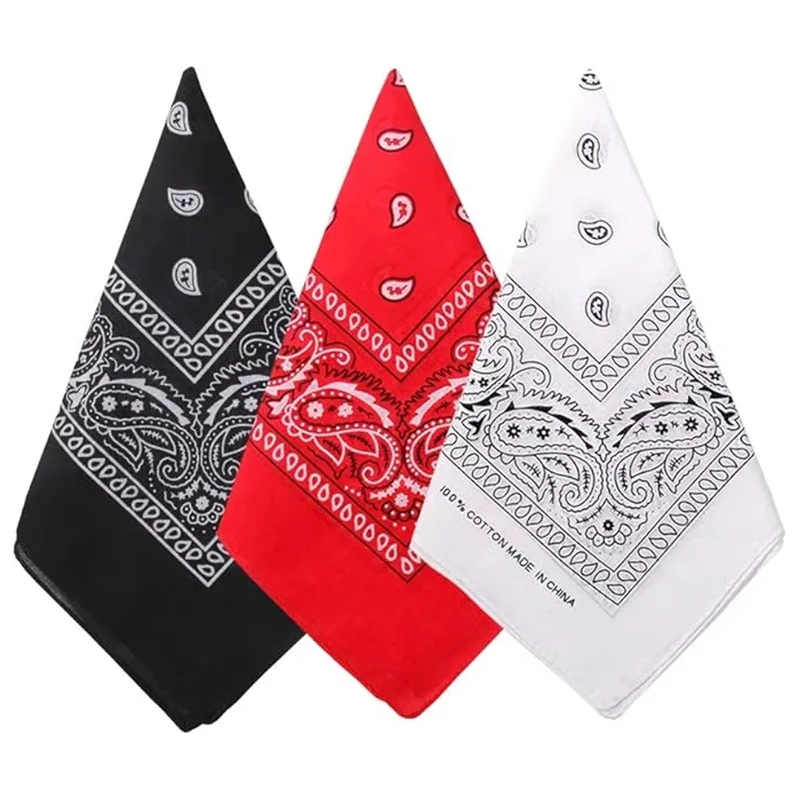 1 szt. Hip Hopowa Chusta Kowbo – Bandana Blank White recenzja i cena