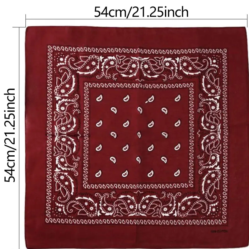 1 szt. Hip Hopowa Chusta Kowbo – Bandana Blank White recenzja i cena