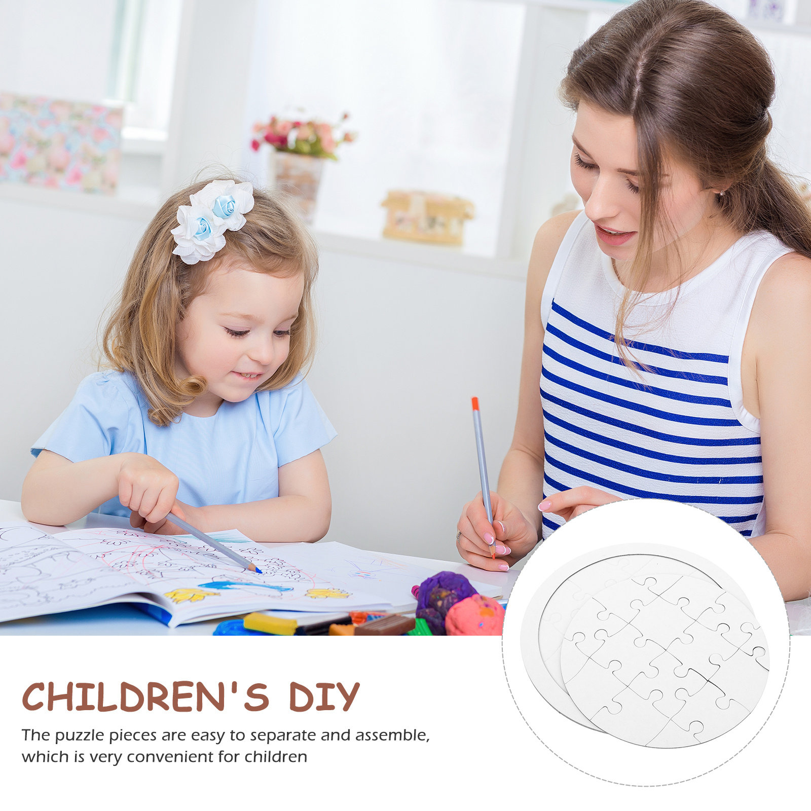 4 Zestawy Pustych Puzzle do Ko – Puzzle Blank White recenzja i cena