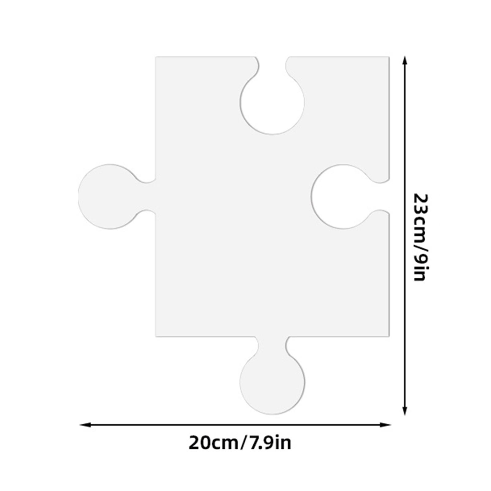 Białe kartonowe puste puzzle,  – Puzzle Blank White recenzja i cena