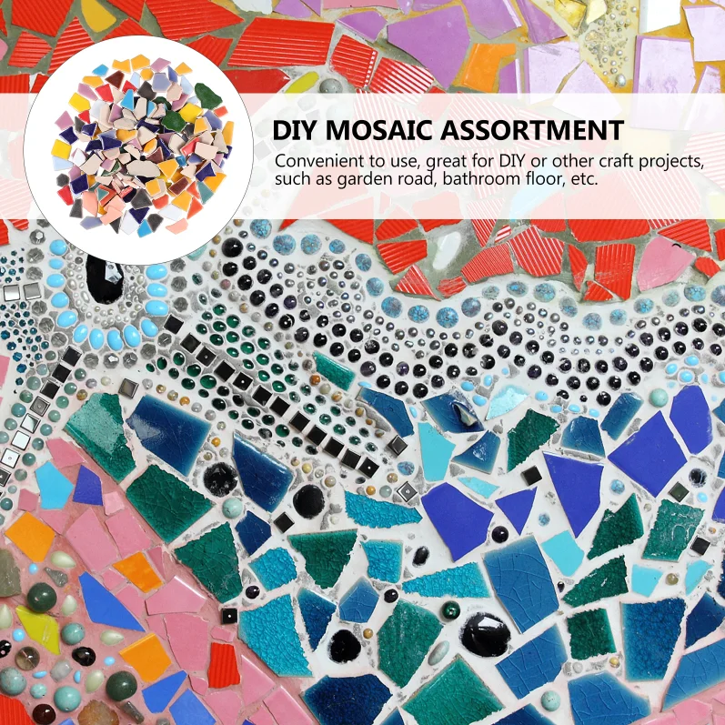 100g Porcelanowe Mozaiki DIY M – Ceramic Tile Blank recenzja i cena