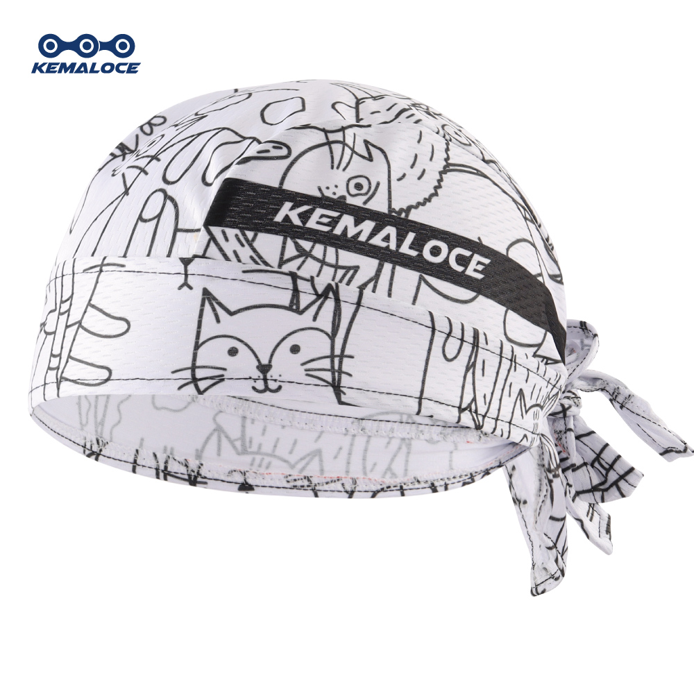 KAMALOCE UV czapka kolarska ze – Bandana Blank White recenzja i cena