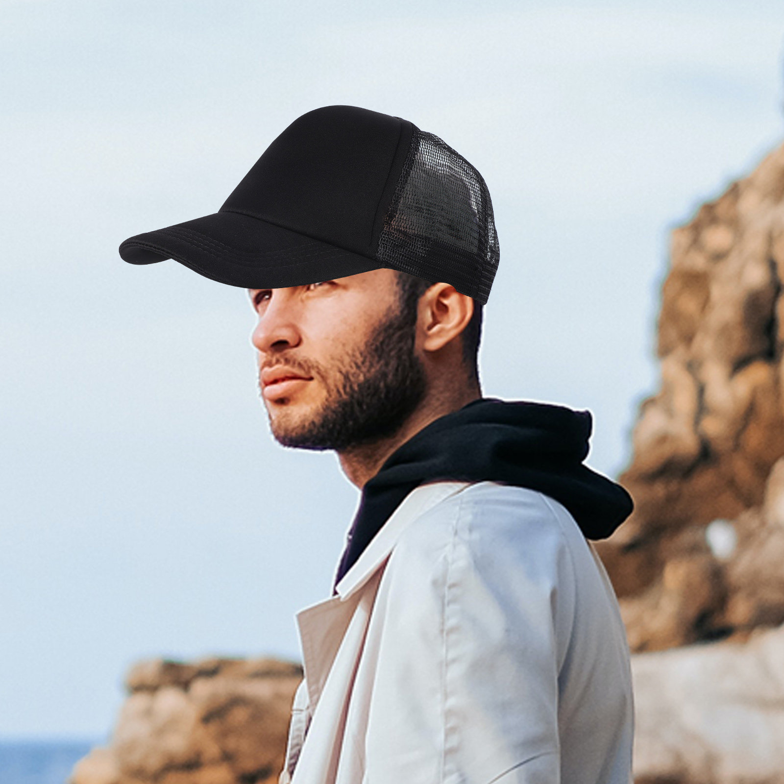 10 szt. Siatkowych czapek base – Hat Sublimation Blank recenzja i cena