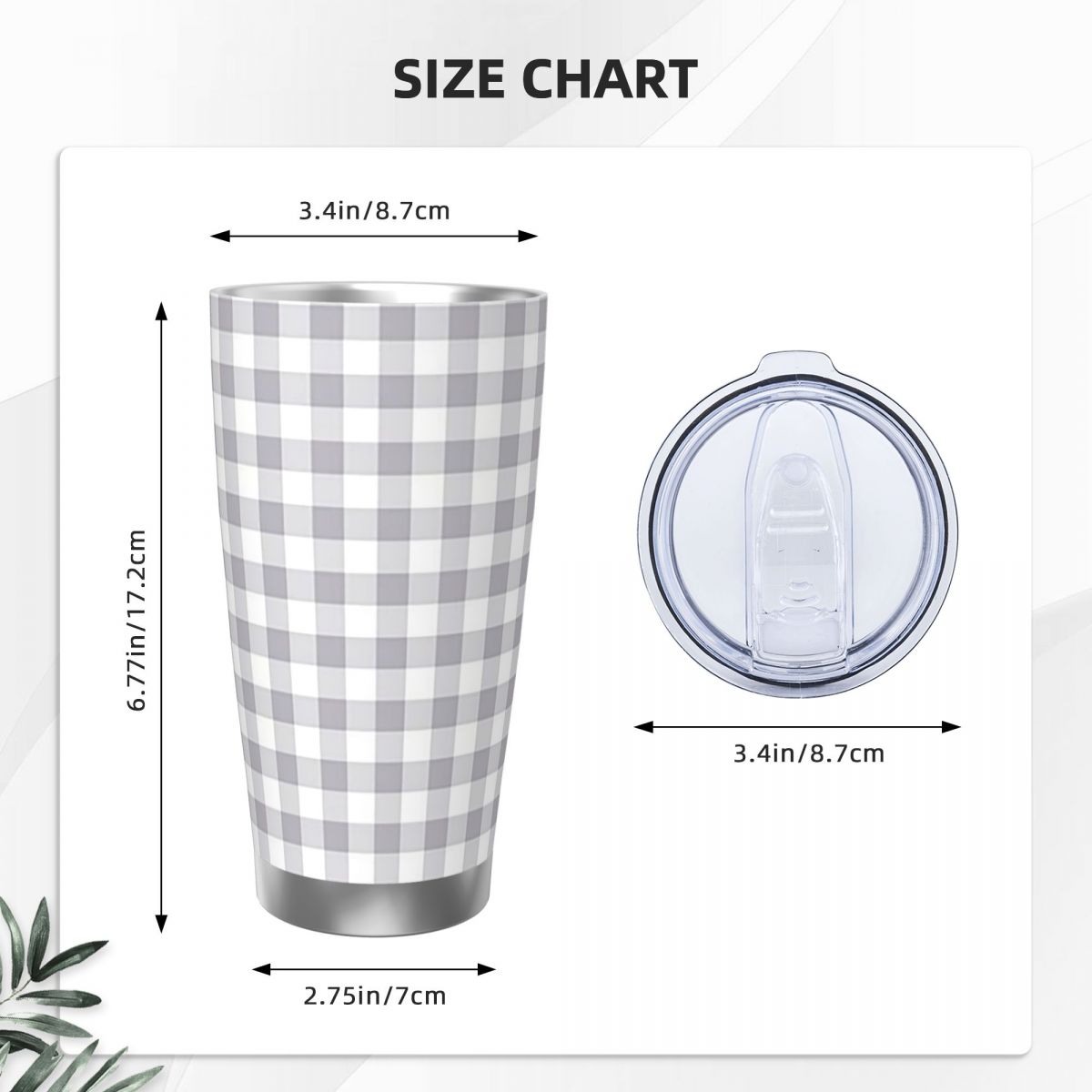 Szary i biały kubek ze stali n – Tumbler 20Oz White recenzja i cena