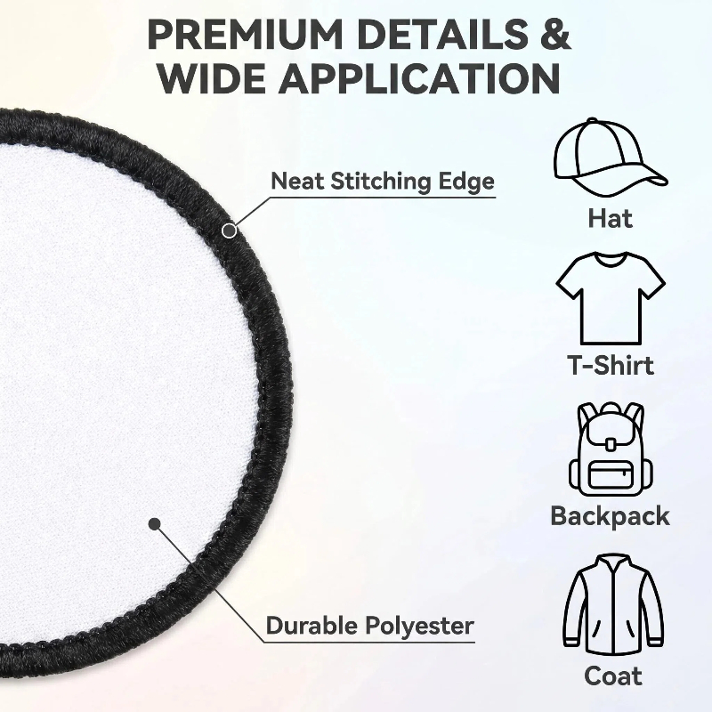 40 szt. Naszywki sublimacyjne  – Hat Sublimation Blank recenzja i cena