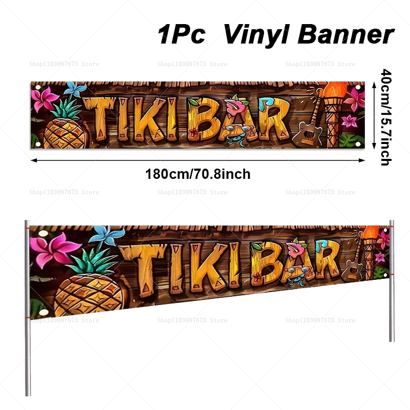 Baner do baru Tiki, tropikalny – Yard Sign Blank recenzja i cena