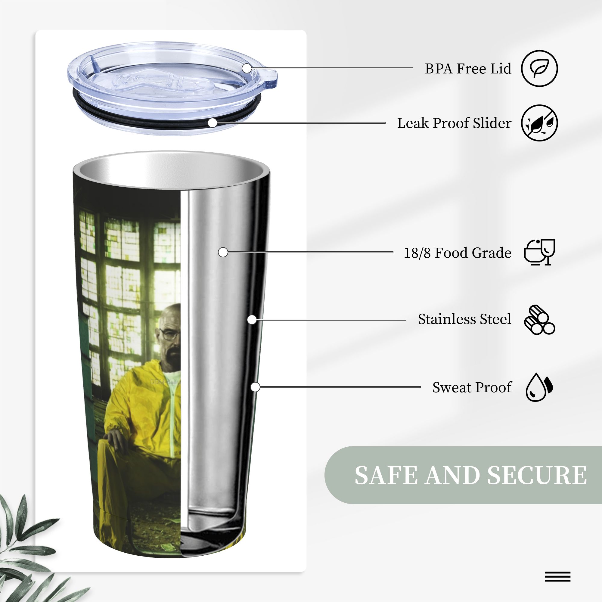 Kubek termiczny Breaking Bad W – Tumbler 20Oz White recenzja i cena