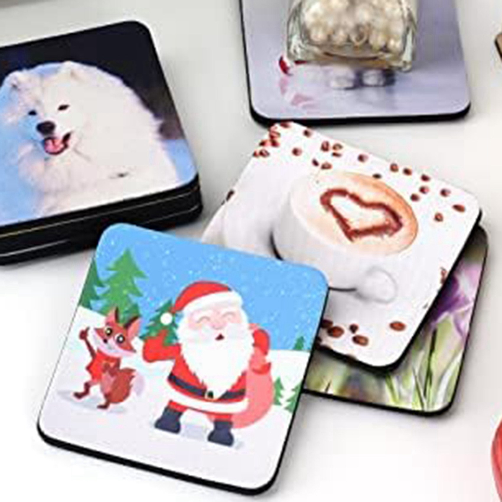 F-F 40 szt. Kwadratowe podkład – Coaster Sublimation Blank recenzja i cena