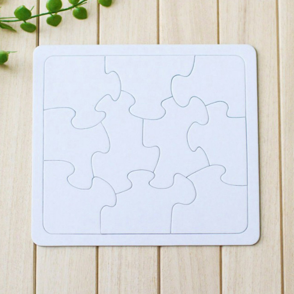 4 szt. Zestaw puzzli do samodz – Puzzle Blank White recenzja i cena