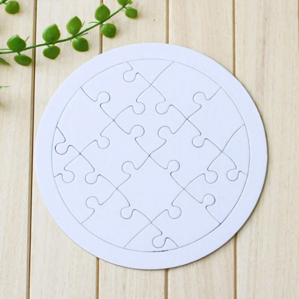 4 szt. Zestaw puzzli do samodz – Puzzle Blank White recenzja i cena