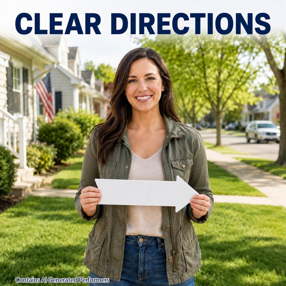 Dwustronne znaki strzałkowe do – Yard Sign Blank recenzja i cena